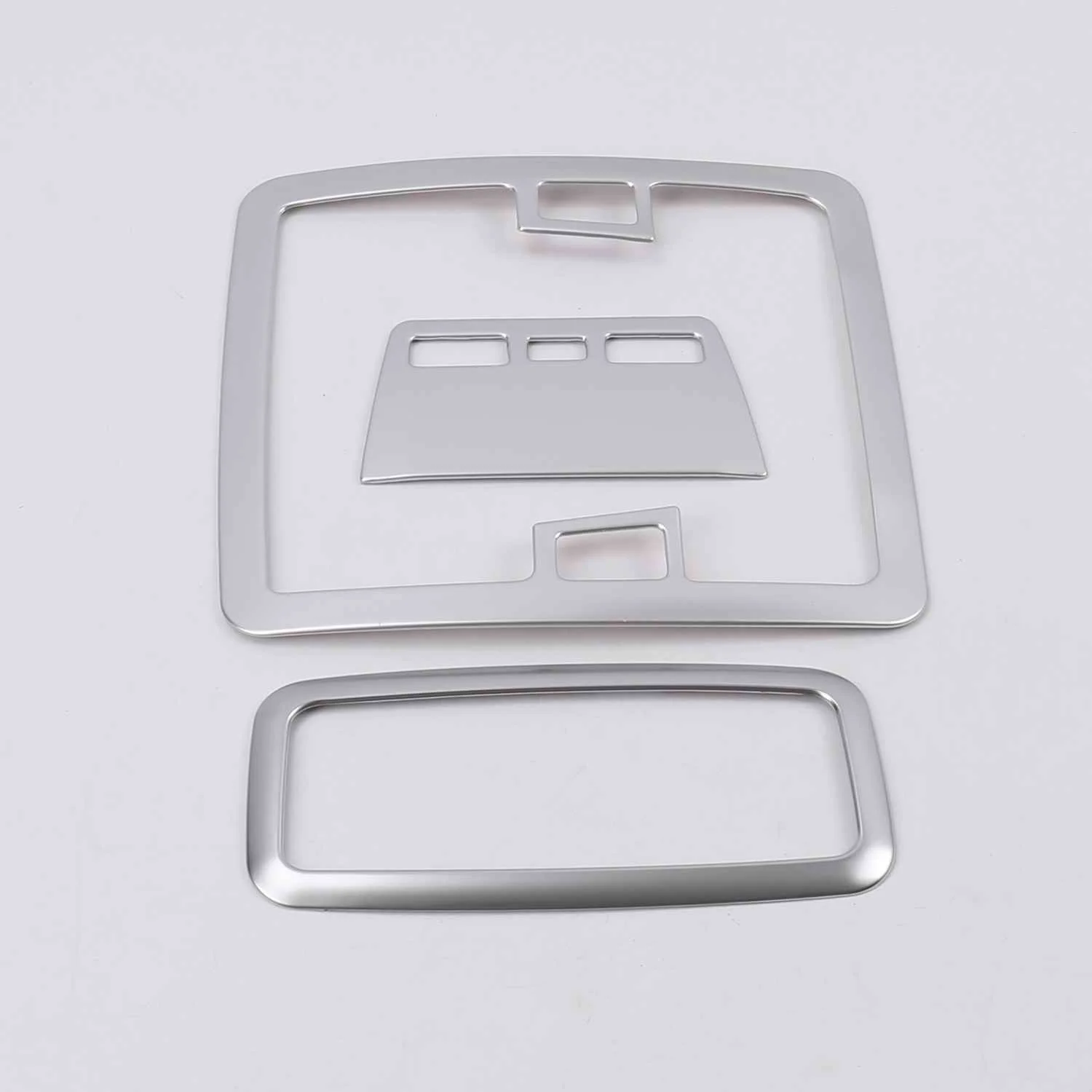 

lsrtw2017 matt surface abs car roof reading light frame trim chrome for toyota corolla 2013 2014 2015 2016 2017 2018 E170