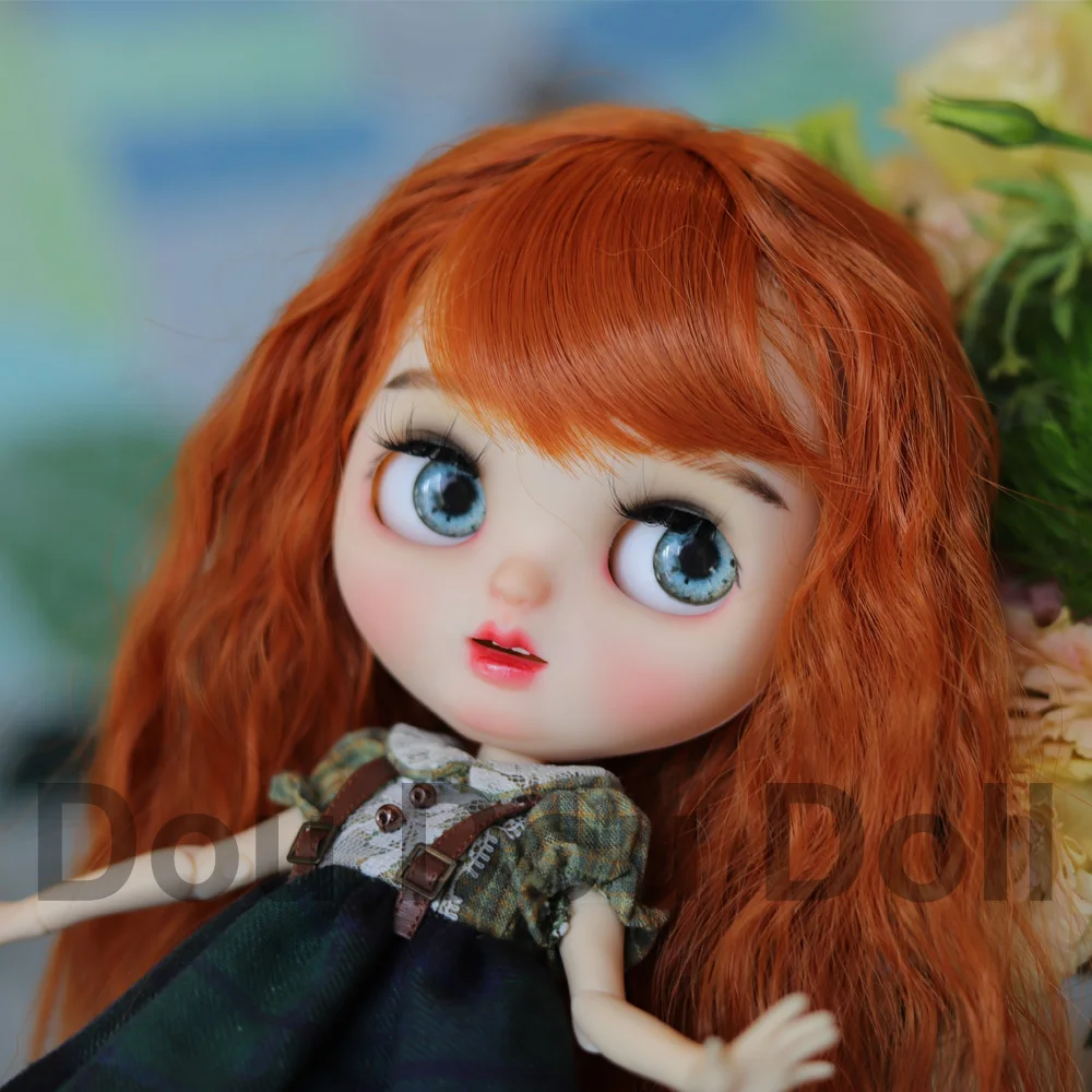 

ICY NBL+ Blyth Doll 1/6 Joint Body 30CM BJD Toys White Shin Sculpting And Makeup Handmade Poppy style Matte Face doll