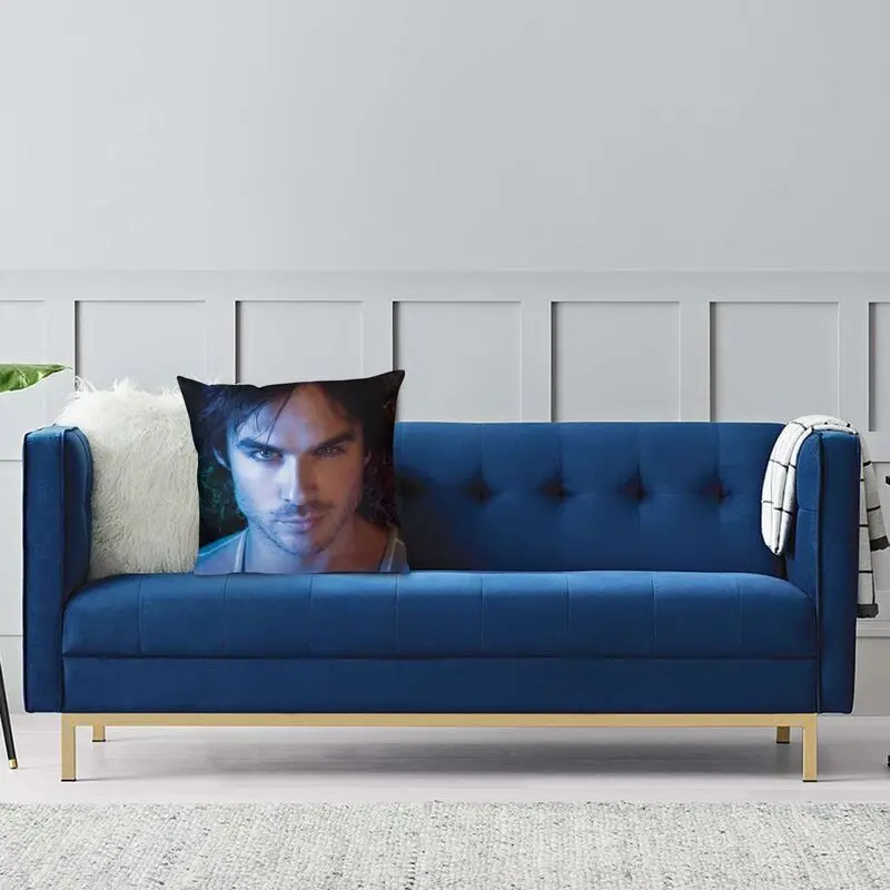 Йен Сомерхолдер Чехлы Деймона Сальваторе вампира Дневники Подушка Чехол для