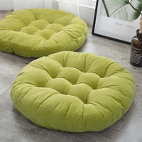 japanese style simple corduroy fabric round cushion lazy sofa cushion tatami mat thickened futon