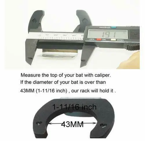 5 шт. вертикальный настенный держатель для бейсбольной биты | Инструменты