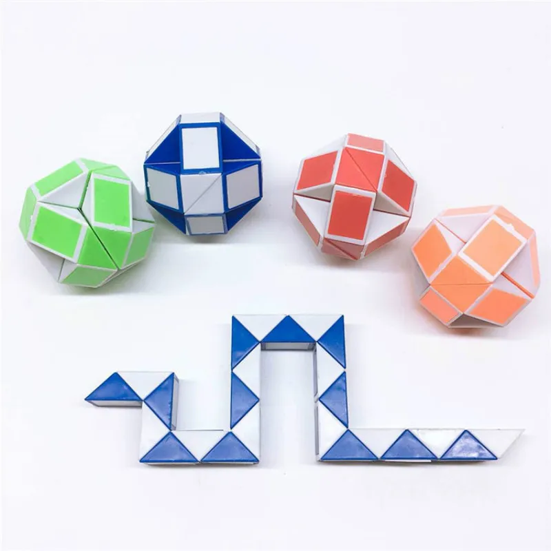 

1pcs Orange Stress Relief Cube Stress Reliever Fun Toys Stress Rainbow Strange Shape Puzzles