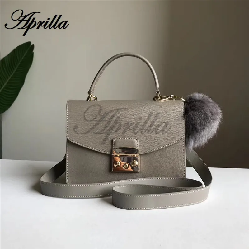 Aprilla дизайнерские брендовые сумки 23 см с верхней ручкой, сумки из натуральной кожи, женская сумка на плечо с цепочкой, сумки через плечо 205