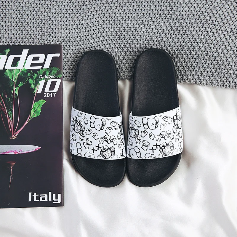 

Fashion Slippers Women 2021 Summer Low (1cm-3cm) Designer Slides Comfortable Soft Bottom Plus Size 45 Shoes for Women Slippers