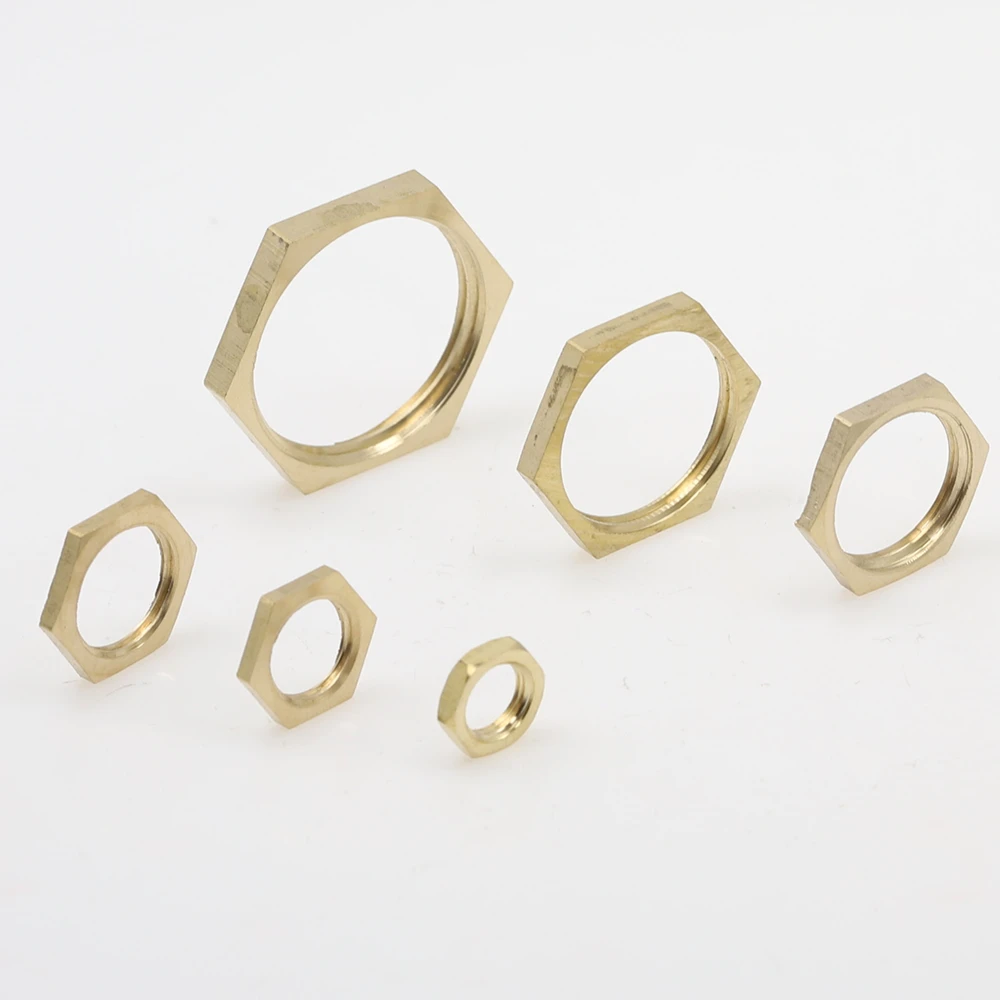 Латунные гайки с шестигранным замком соединительный элемент для труб