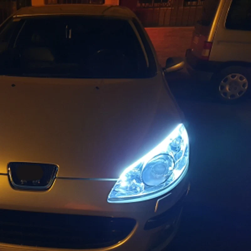 Дневные ходовые огни 2 светодиода указатели поворота автомобильные аксессуары