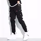 Мужские камуфляжные штаны для бега с боковыми карманами, свободные стильные мужские спортивные штаны, модные повседневные уличные брюки 2022