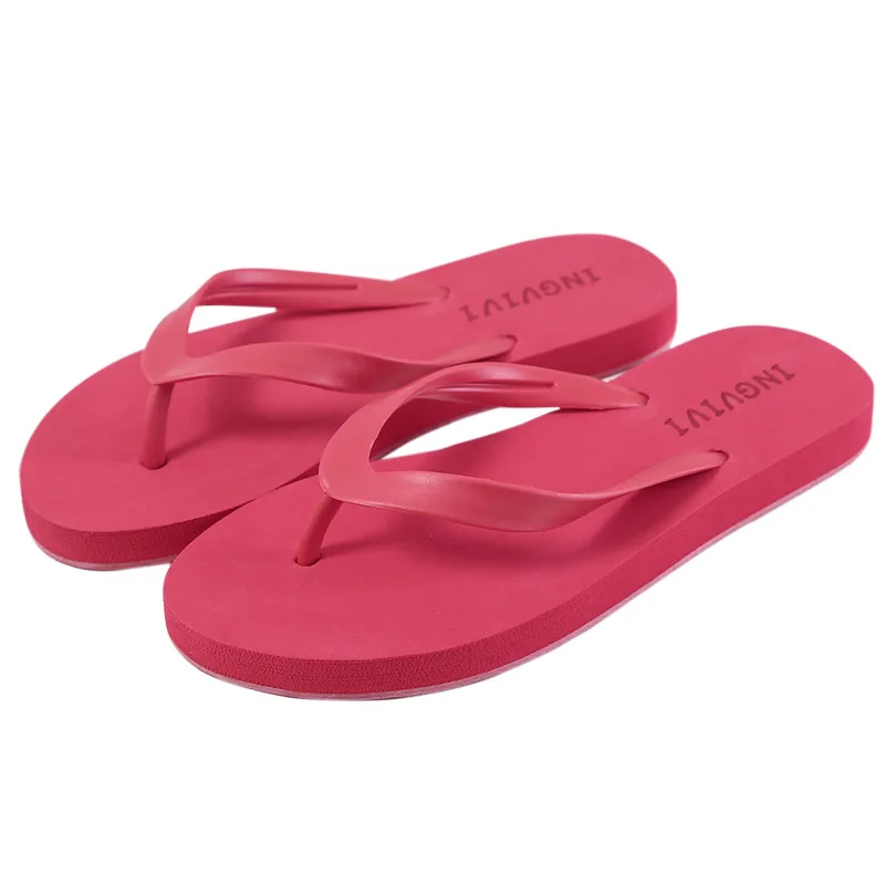 

Women Sandals 2021 Summer Outdoor Beach Flip-flop Sandals Solid Fashion Buckle Strap Sandals Women Flats Casual Ladies Shoes
