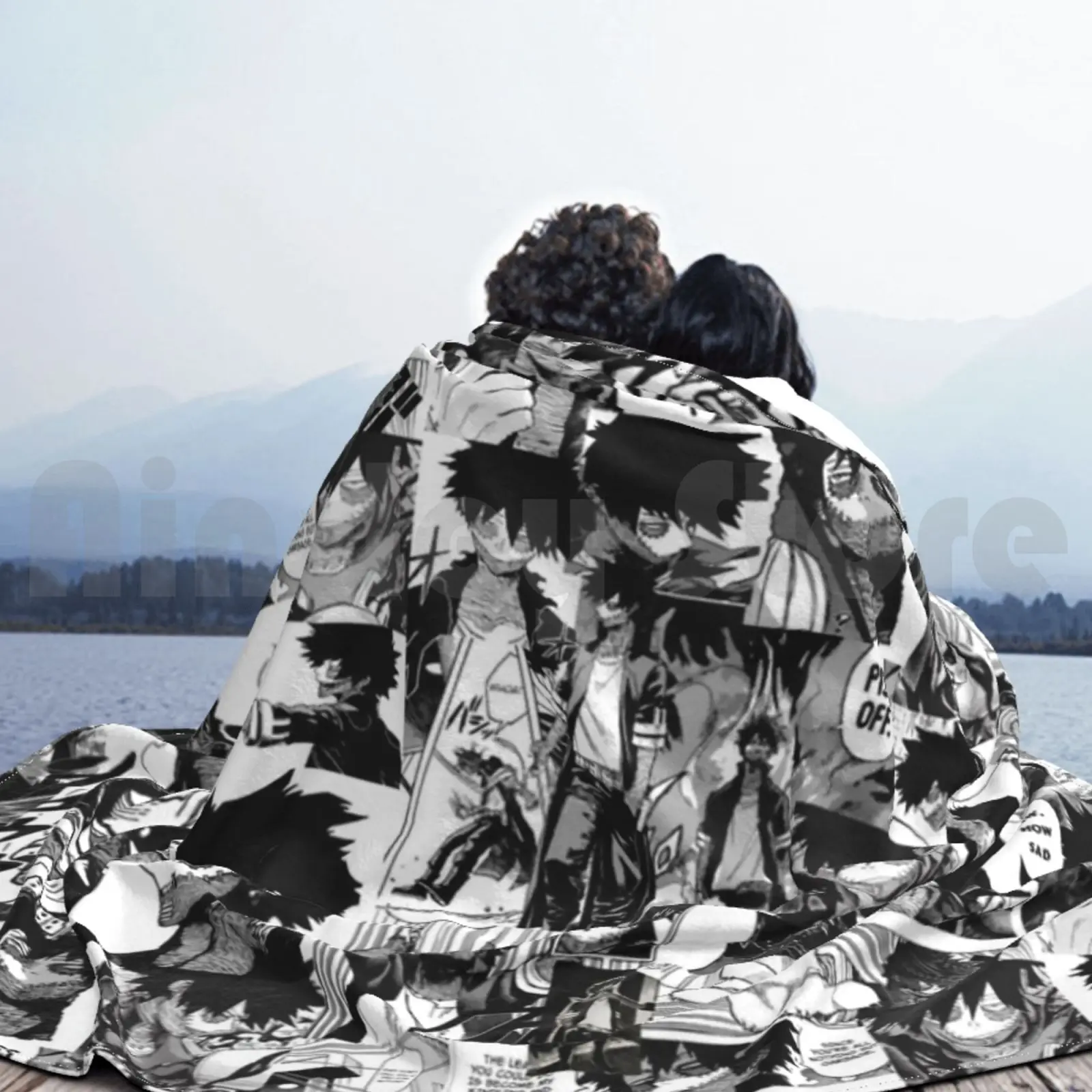 Dabi коллаж одеяло модное на заказ 3055 Bnha Boku No Hero Академия Mha Todoroki