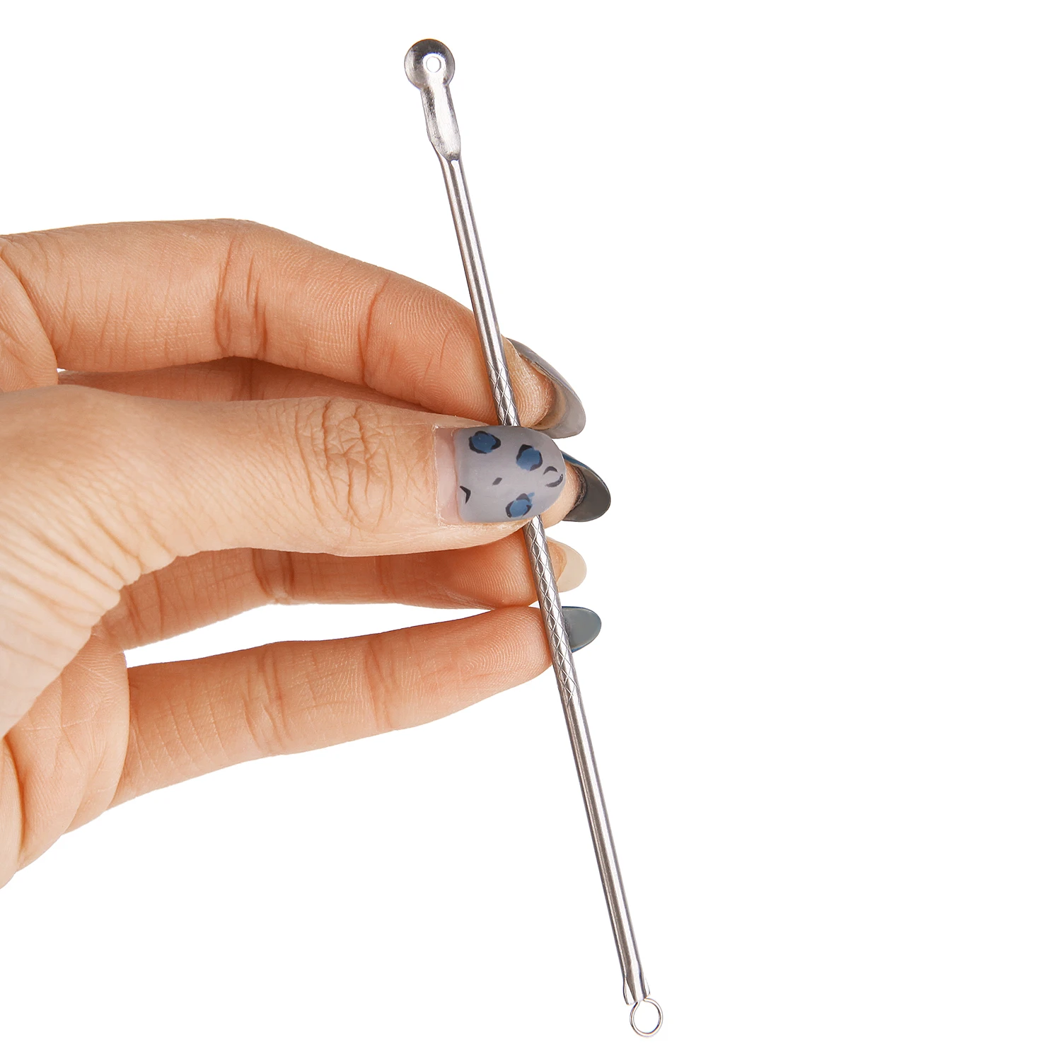 1 шт. Серебристые иглы для удаления черных точек из нержавеющей стали ухода за