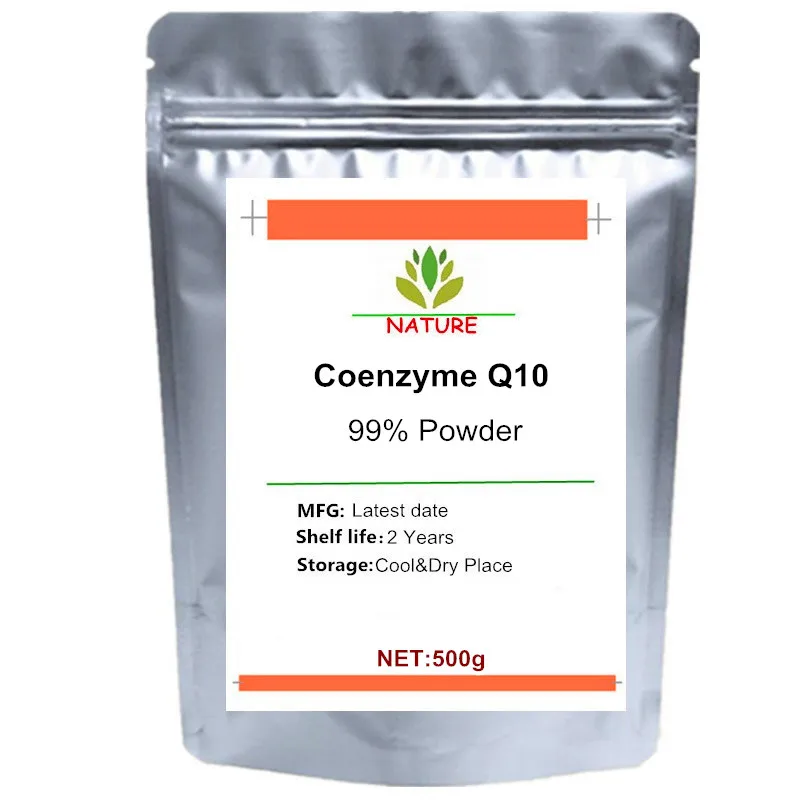 Чистый коэнзим Q10 99% порошок CoQ10 против старения усталости укрепляющий иммунную