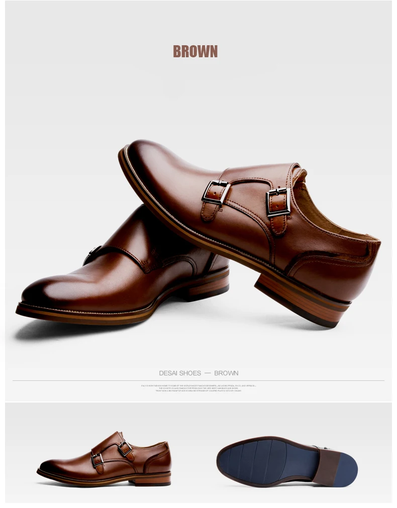 Desai/мужская повседневная обувь черного цвета; Мужская официальная обувь из натуральной кожи; коллекция года; модная обувь