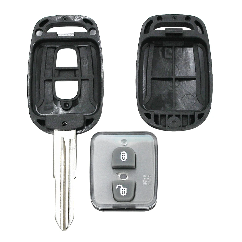 2 кнопочный дистанционный смарт ключ для автомобиля 433 МГц чип ID46 PCF7936