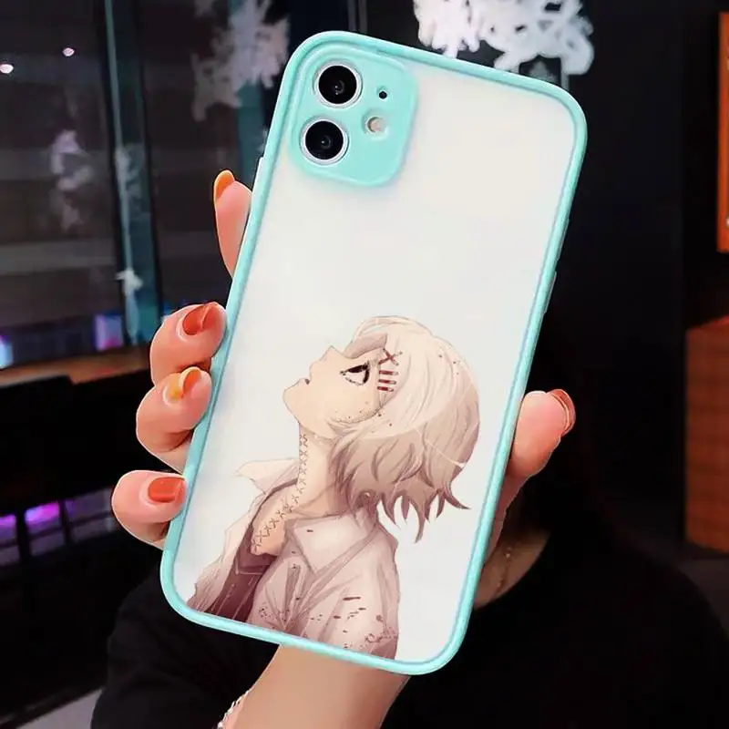 

JUUZOU SUZUYA Tokyo Ghouls anime Phone Cases matte transparent For iphone 7 8 11 12 plus mini x xs xr pro max cover