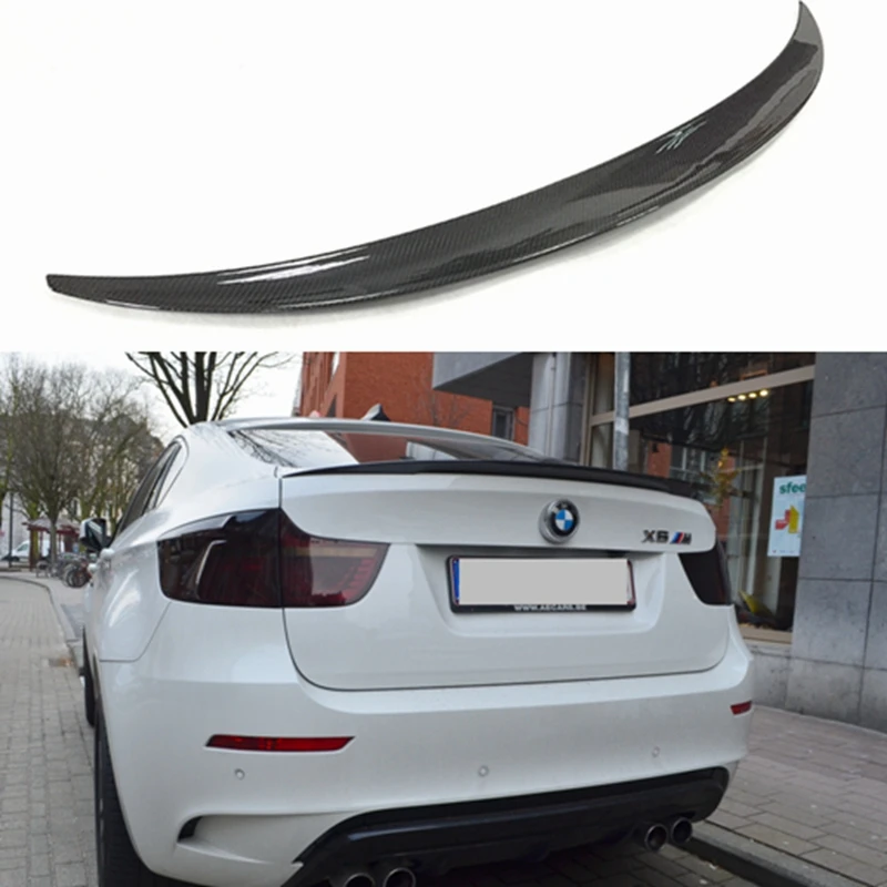 Alerón trasero de techo de fibra de carbono, para BMW E71 X6 2008-2014 HM Styleg
