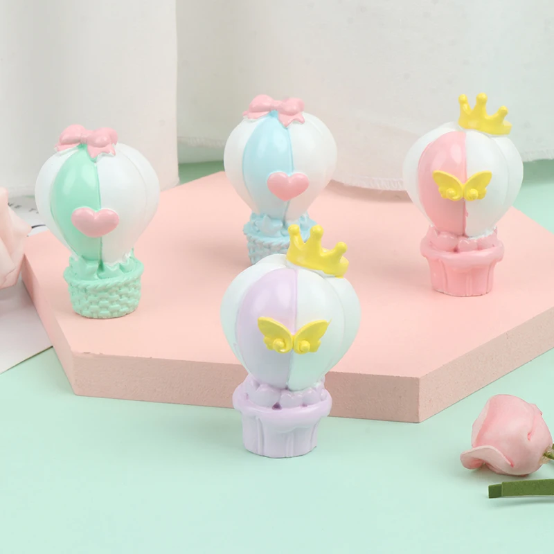 1 шт. Смола Мини милый воздушный шар украшение скульптура домашний офис