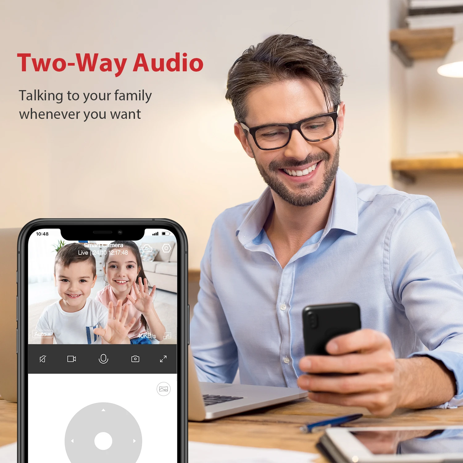 Victure 1080P HD Camera Smart Motion Tracking and Sound Detection Security IP Surveillance Pet Night Vision | Безопасность и