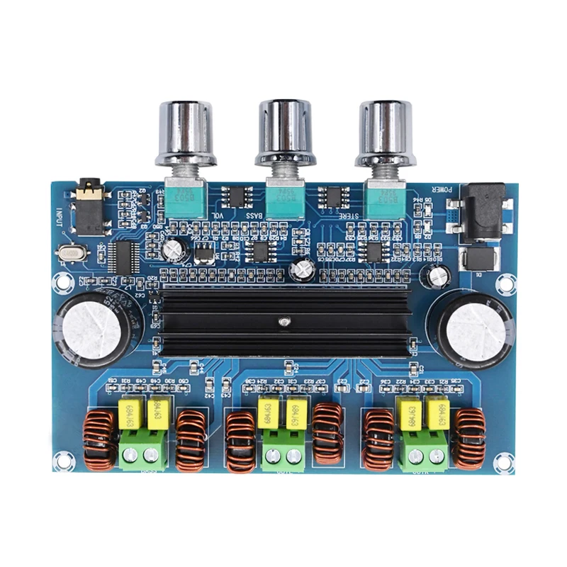 

2*50W TPA3116 Audio Amplifier Board Class D Bass Subwoofer Amplifiers Bluetooth 5.0 Digital Power Amplificador