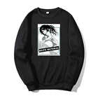 Толстовка мужская зимняя с капюшоном и круглым вырезом, в стиле ретро