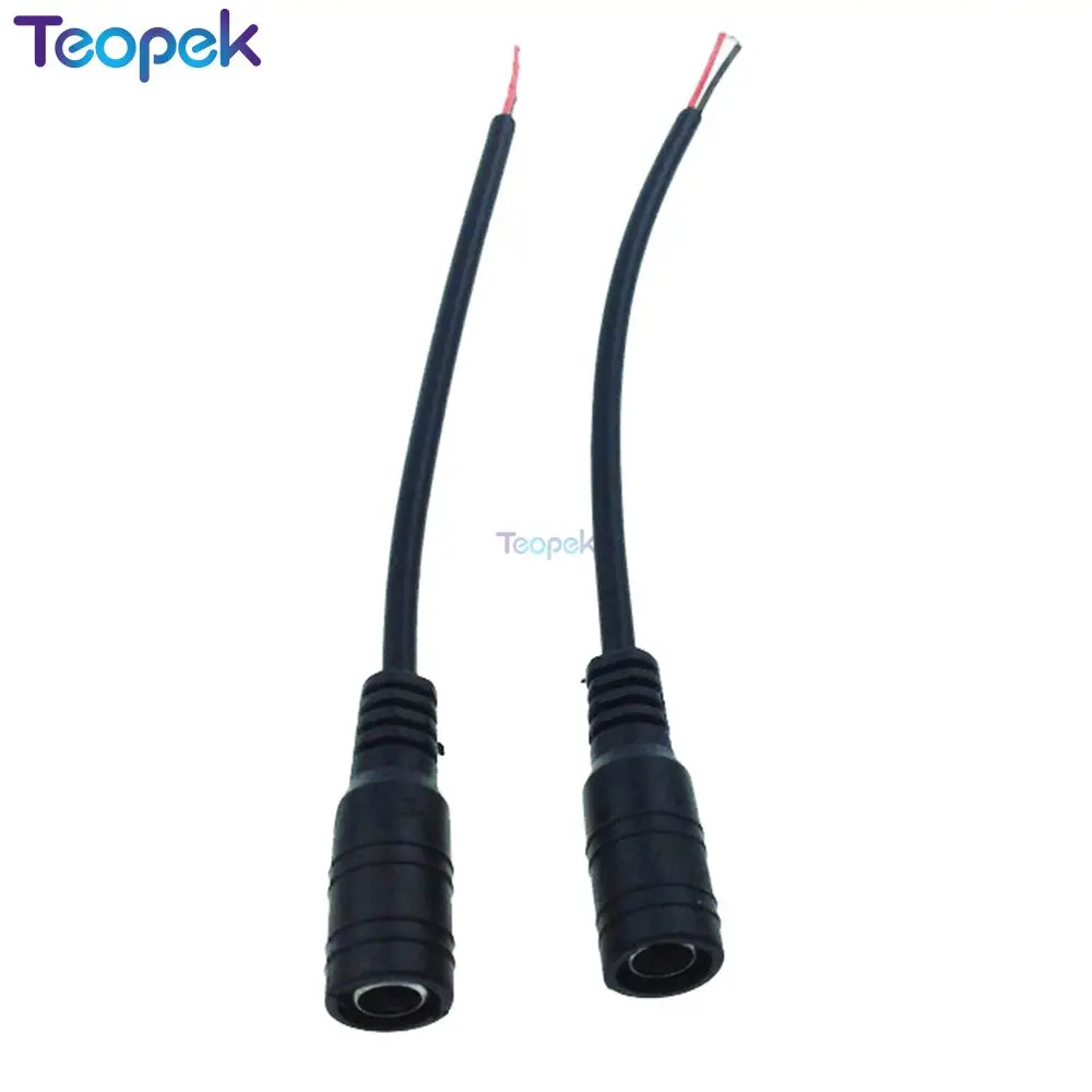  5.5mm x 2.1mm DC Jack Connectors Power Extension Cable 22AWG Female Male Plug Adapter For CCTV Camera 5050 3528 LED Strip | Обустройство