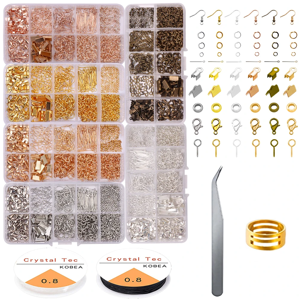 Застежка карабин из стерлингового серебра Шпилька с винтом и соединительное