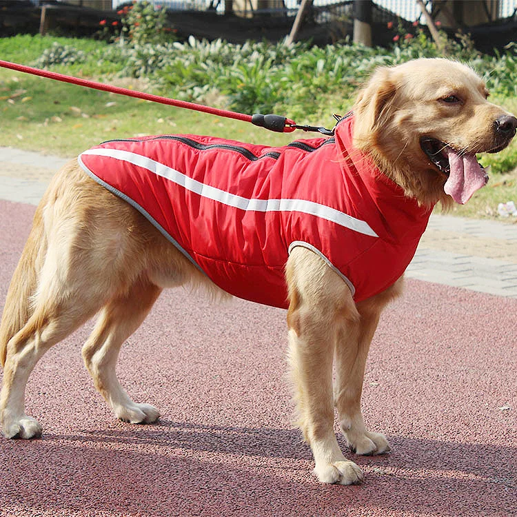 

Large Dog Clothes Waterproof Winter Pet Big Coat Jacket s Vest Clothing For Medium s Golden Retriever Labrador