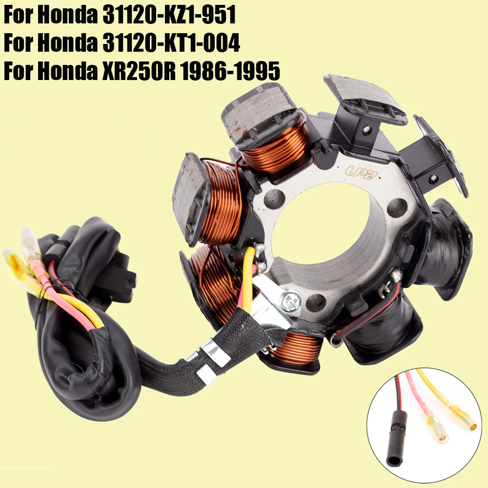 

Stator Coil for Honda XR250R 1986 - 1995 1994 1993 1992 1991 31120-KZ1-951 31120-KT1-004 Generator Coil XR 250R XR 250 R