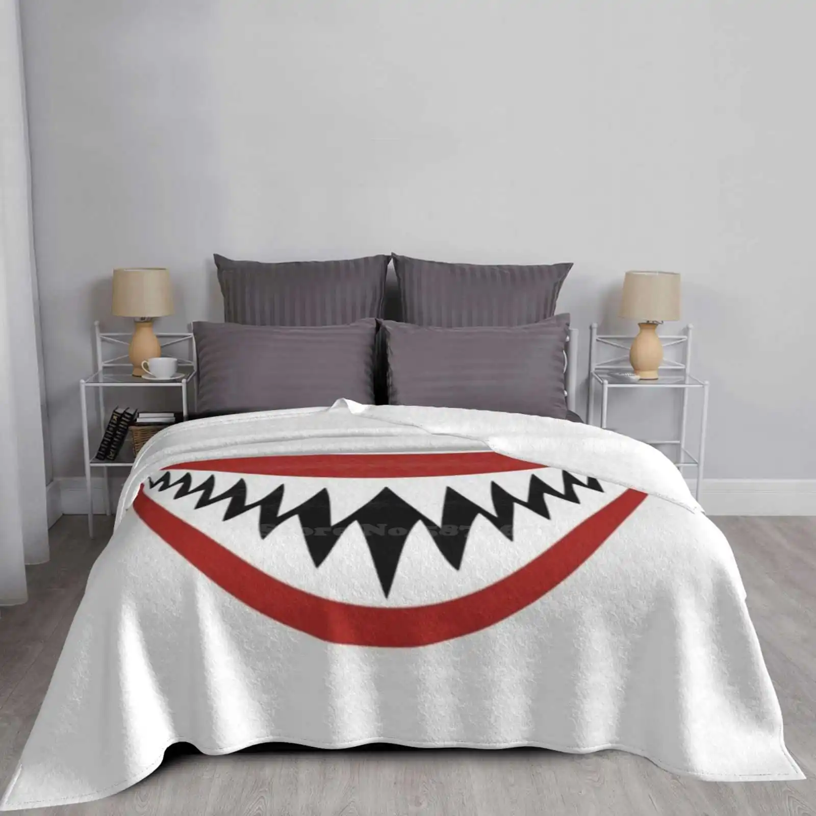 Одеяло для ухода за акулами и зубами мягкое теплосветильник легкое тонкое одеяло