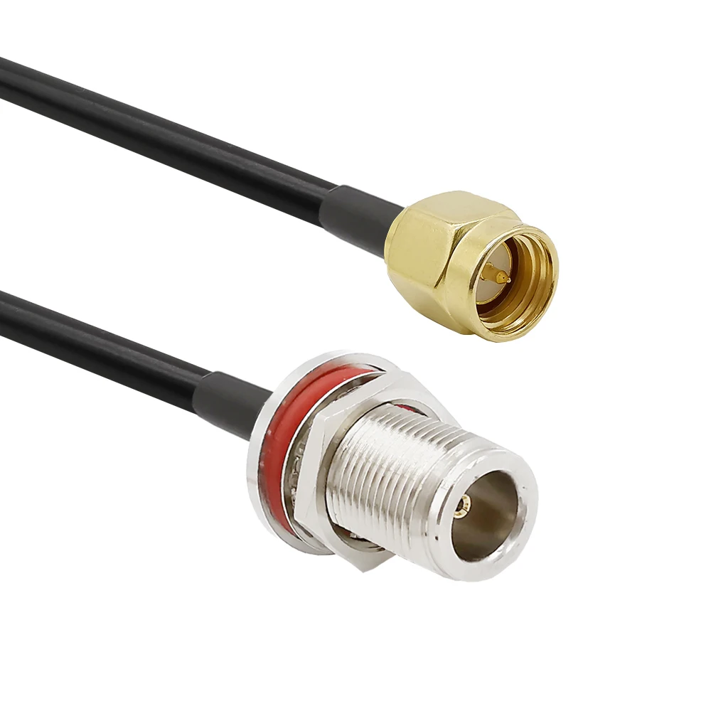 N Female to SMA Male LMR200 кабель для 4G LTE роутера шлюз RTL SDR USB ADS B приемник радиолюбительская