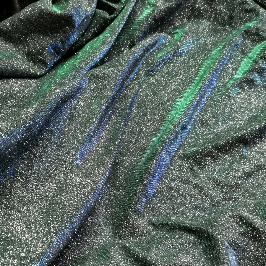 Вечерние Платье Ткань блеск сверкающий эластичные ремесло Материал украшение в