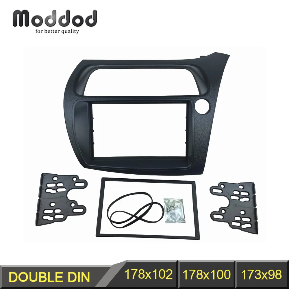 Двойной Din фасции для Honda Civic RHD Радио DVD стерео CD панель тире монтажный комплект отделка лица рамка