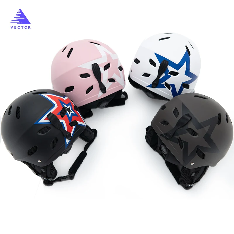 Регулируемый защитный шлем для мужчин и женщин лыжный катания на снегу