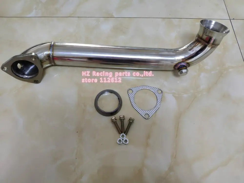 Турбо выхлопная труба для Clubman S R55 Cooper S R56 JCW R57 R58 R59 Countryman S R60 турбо выхлопная труба DECAT Нисходящая труба 2,5''