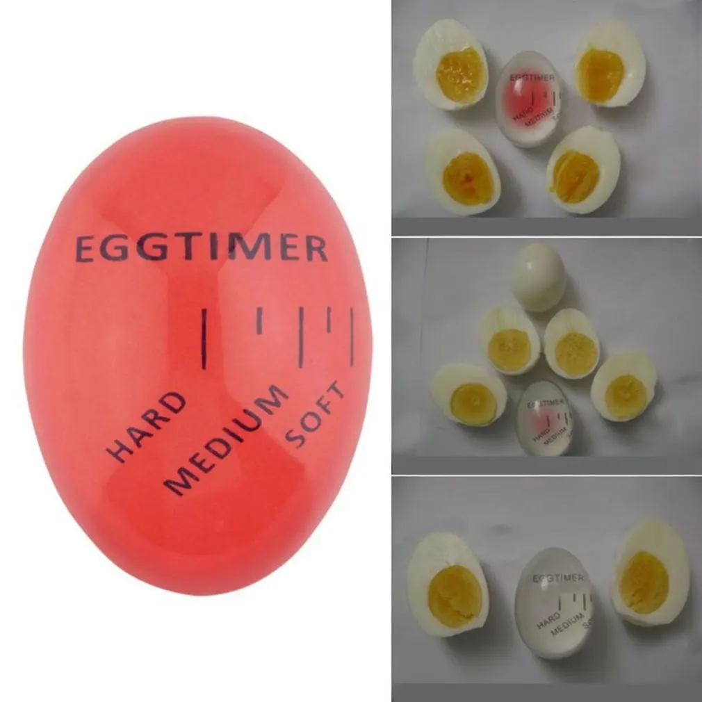 1 Color Egg Timer Changing Yummy Soft Hard Boiled Eggs Eco-Friendly Cooking Kitchen Helper |
