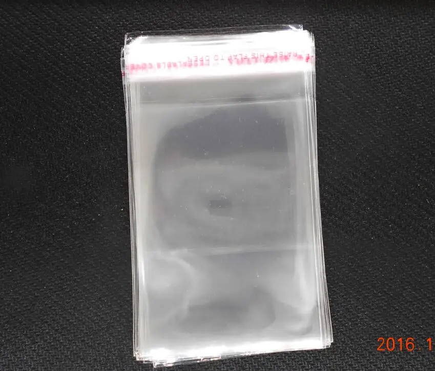 Лидер продаж прозрачные самоклеящиеся пластиковые пакеты 4x6 см 200 шт.|plastic clear|plastic