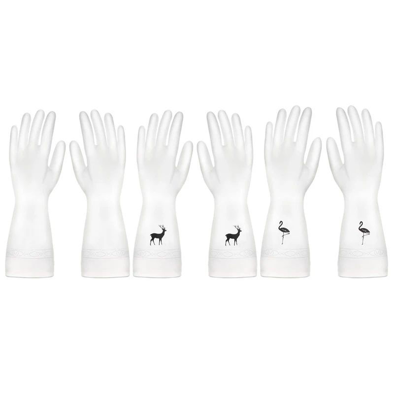 

Multi-function Kitchen Waterproof Dish Washing Gloves Household Dishwashing Thin Section Rubber Gloves Washing Clothes Gloves
