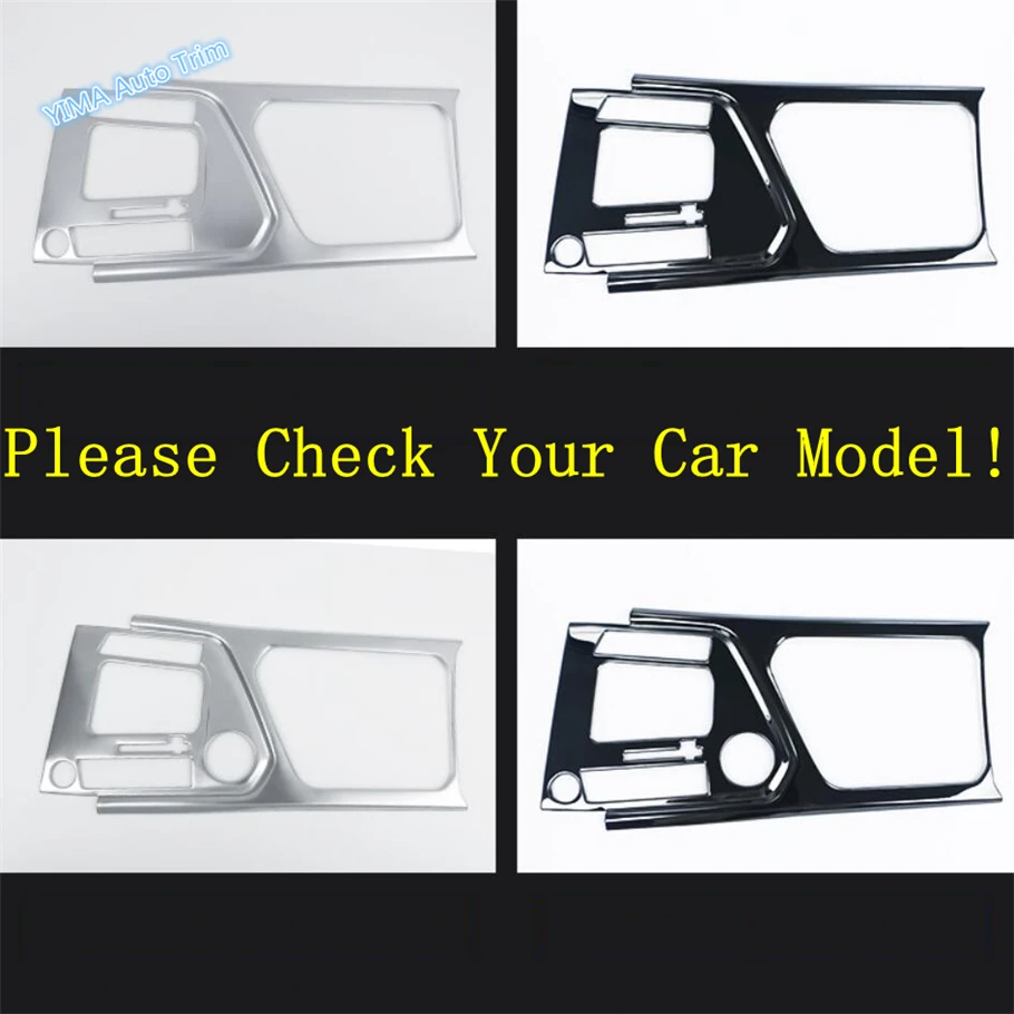 Lapetus Auto Styling Stalls Gear Shift Box Panel Cover Trim For Volkswagen VW Tiguan 2016 2017 2018 2019 2020 Stainless Steel | Автомобили