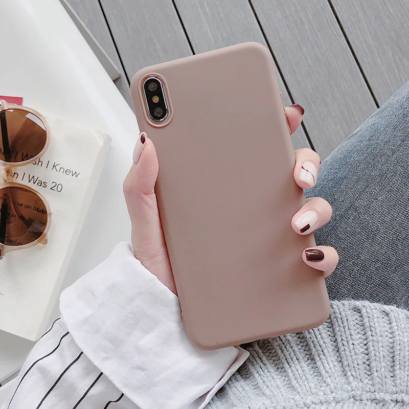 Мягкий матовый ТПУ чехол ярких цветов для Xiaomi Redmi 10X 4G 5G 8 8A 7A 7 Pro 6A 6 5A 4A 4X 3S Hongmi S2 Go
