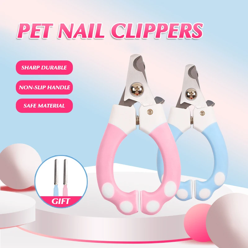 

Pet Nail Clippers For Dogs and Cats Sharp and Durable Safety Nail Clippers With Files Pet Cleaning and Grooming Products