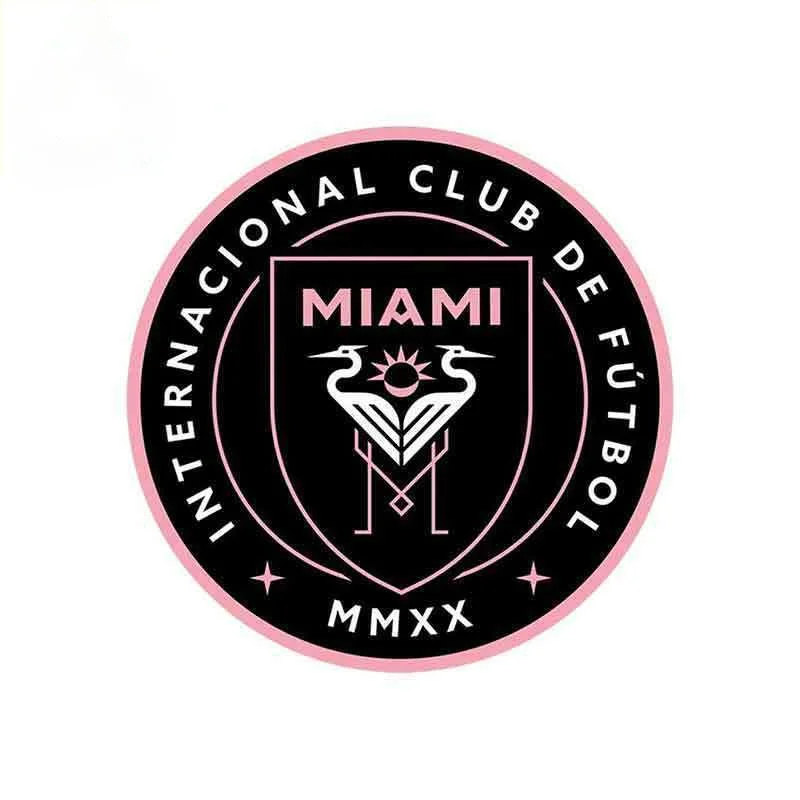 

Fashion Custom Car Stickers for Inter Miami Team Helmet Motorcycle Sunscreen Vinyl JDM Bumper Trunk Truck Graphics,13cm*13cm