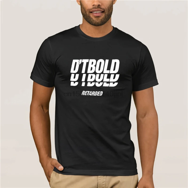 2019 Новая летняя мужская повседневная футболка с принтом dtbold Мода 100% хлопок| |