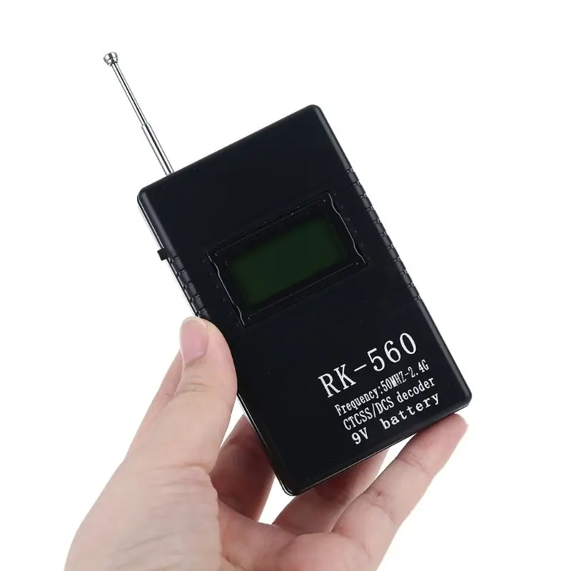 

RK560 Portable 50MHz-2.4GHz Handheld Frequency Counter for Walkie Talkie Radio