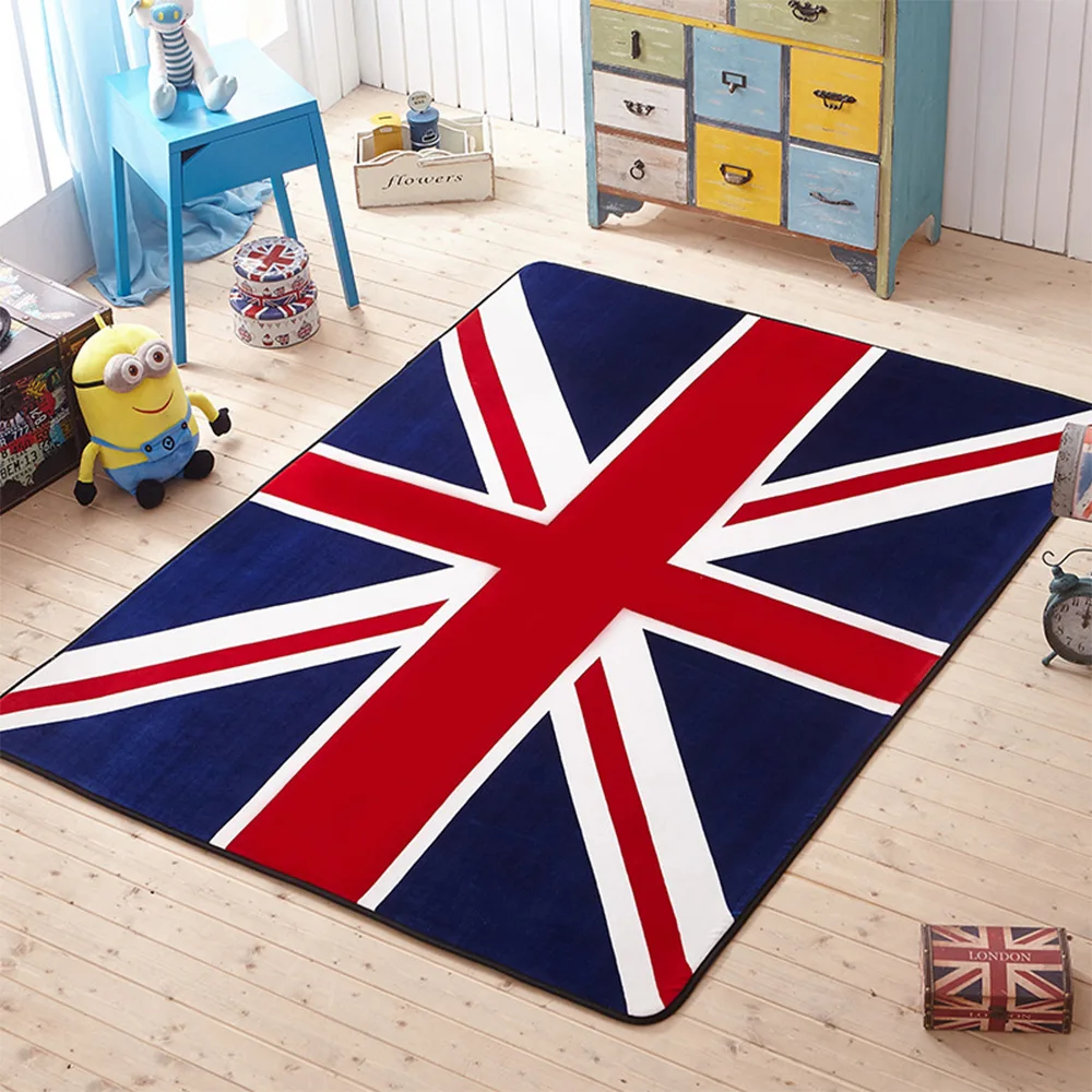 

Floormat Waterproof Anti-Slip Doormat America Flag Carpets Bedroom Rugs Decorative Stair Mats Home Decor Crafts