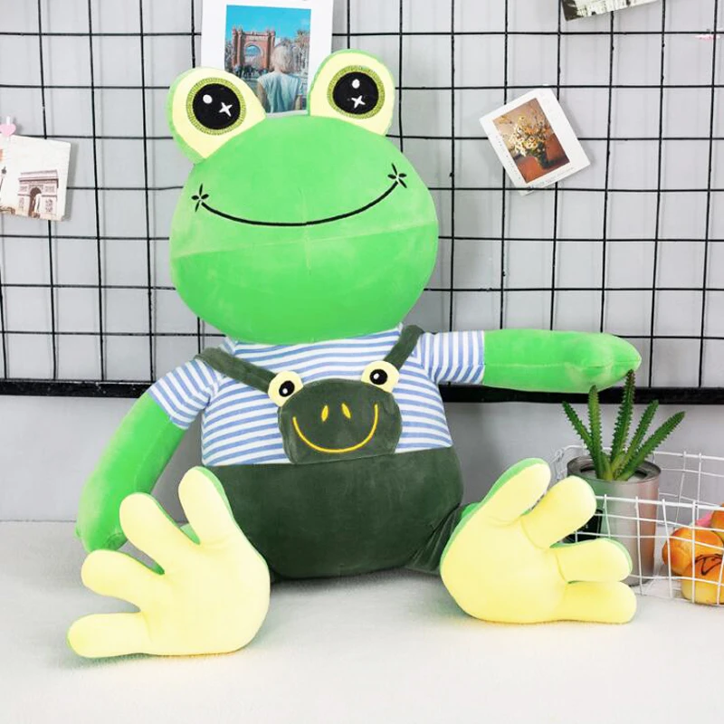 

Simulation Stuffed Frog Children Plush Toy Baby Kids Animals Gift