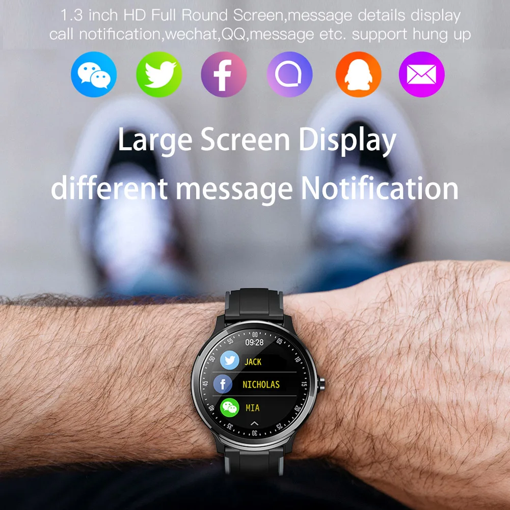 Смарт-часы SN80 с цветным экраном 1 3 дюйма IP68 пульсометром и тонометром |