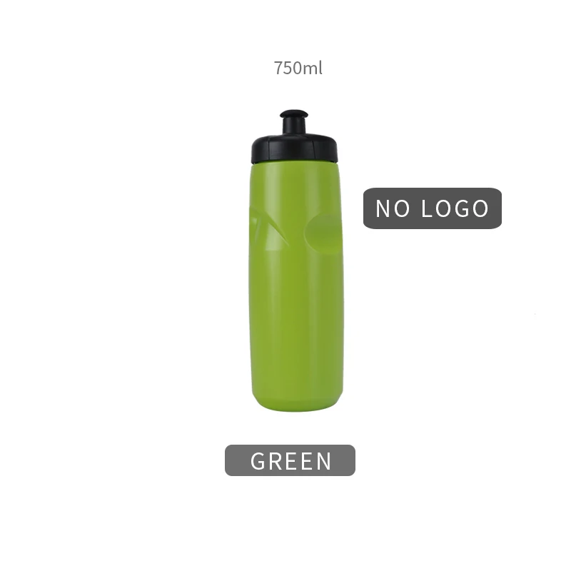 GREEN 750ML 620 мл/750 мл портативная велосипедная бутылка для воды, для спорта на открытом воздухе, кемпинга, езды на велосипеде, бутылка для напитков, чайник, Герметичная Бутылка - Цвет: GREEN 750ML