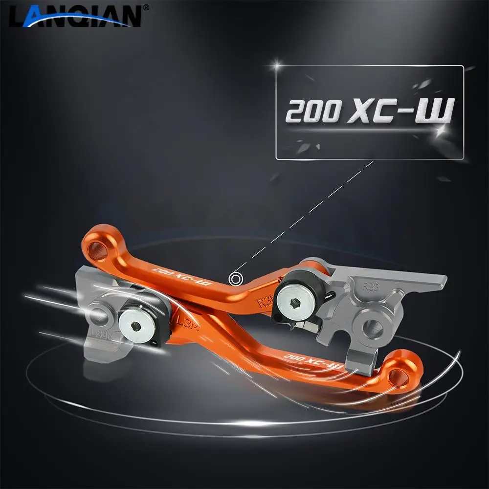 

Motorcycle Dirt Pit Bike Motocross Pivot Brake Clutch Levers For 200XCW 200 XCW 200 XC-W 2003-2016 2011 2012 2013 2014 2015