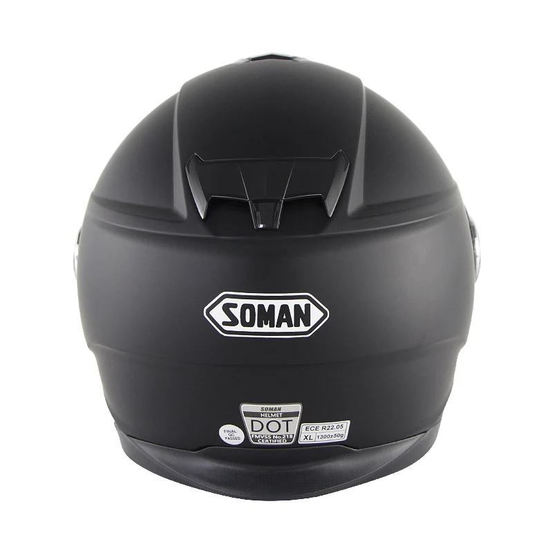 SOMAN ECE Open Face Half Helmet Female Men Motorcycle Halmet Capacete Moto Casco Double Visor Retro Kask Helmets | Автомобили и