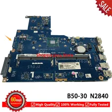 For Lenovo B50-30 Mainboard N2840 SR1YJ N2830 SR1W4 ZIWB0/B1/E0 LA-B102P laptop motherboard