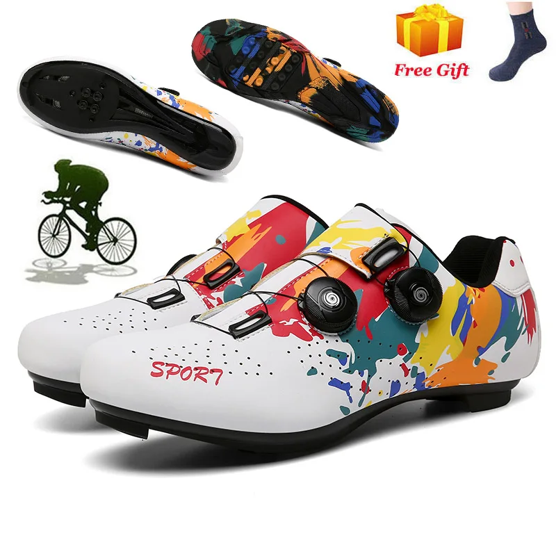 

Cycling Shoes Men Bicycle Sneakers sapatilha ciclismo mtb Speed Road Bike Shoes Women Carbon Breathable Locking Racing Sneakers